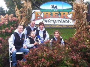 Ebert Enterprises, Algoma, WI, has been named the host of the 2017 Wisconsin Farm Technology Days show. Pictured are Randy and Renee Ebert and their children Jordan, Britney, and Whitney.